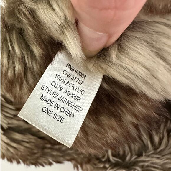 Billabong Pink Black Blue Knit with Faux Fur Trapper Hat OS - Picture 12 of 16